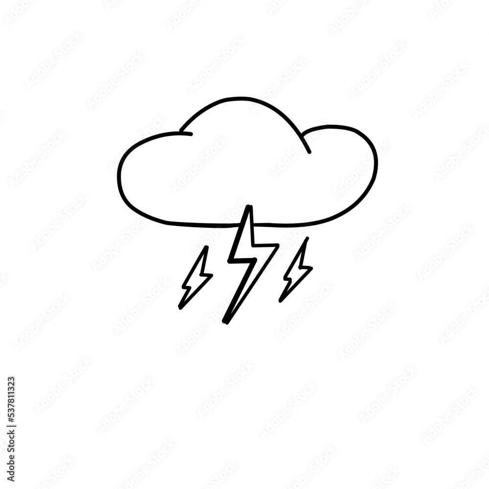 cloud doodle various weather cloud doodle various weather