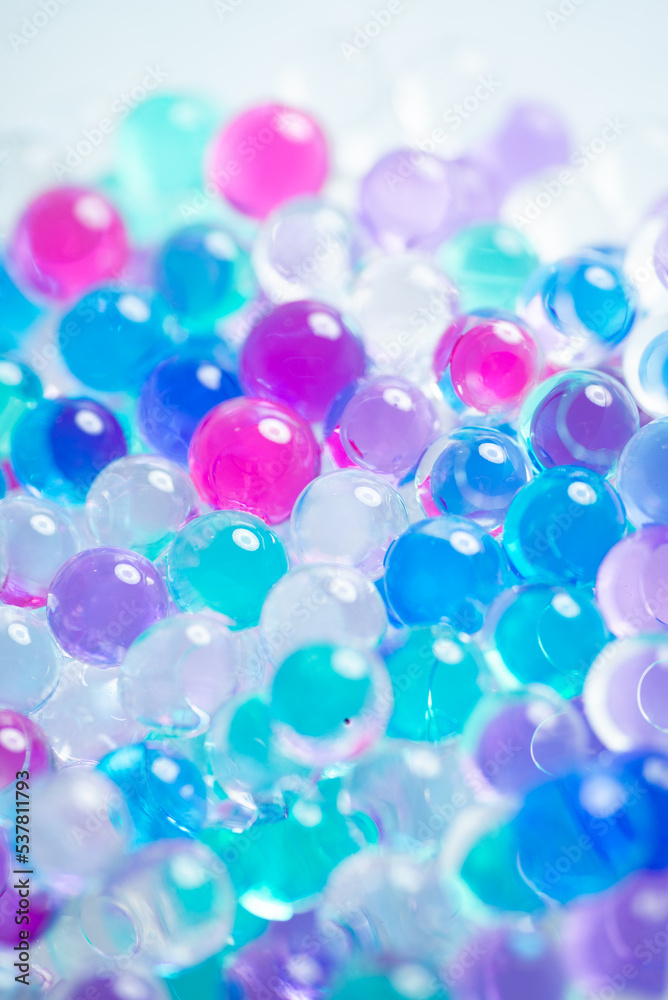 たくさんのガラス玉