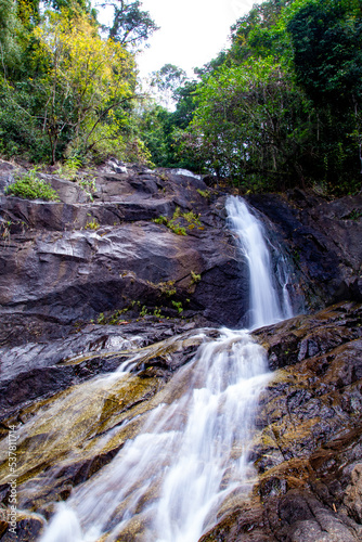 Namtok Lampee waterfall in Phang nga  Thailand