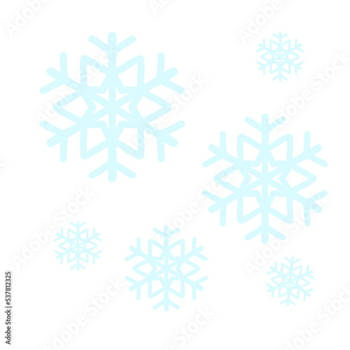 winter snowflakes Illustration