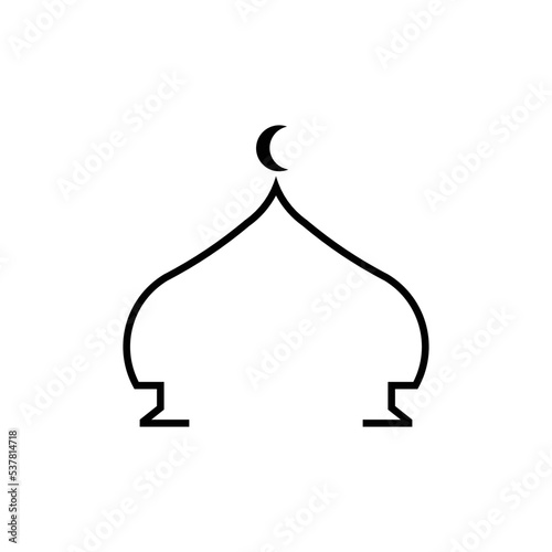 vector stock  mosqoue illustration design
