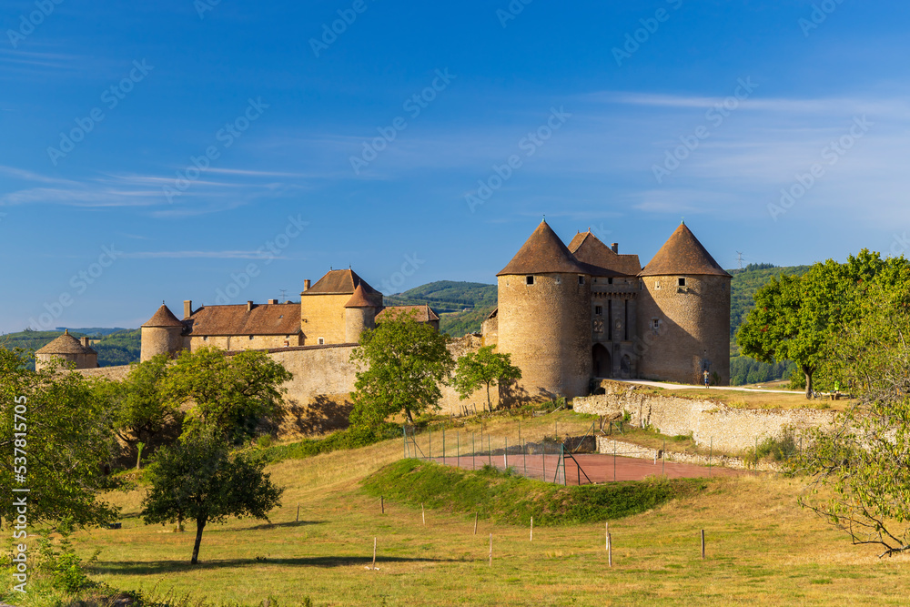 Chateau de Berze-le-Chatel castle, Saone-et-Loire departement, Burgundy, France