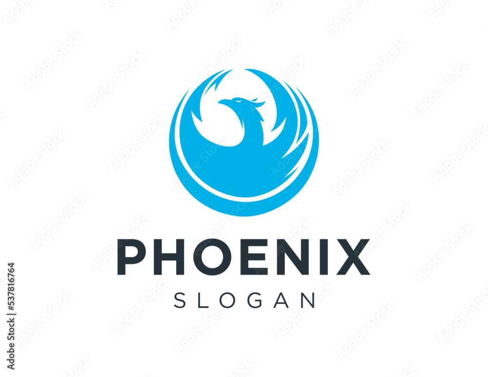 Logo about phoenix on white background. created using the CorelDraw application. Logo about phoenix on white background. created using the CorelDraw application.