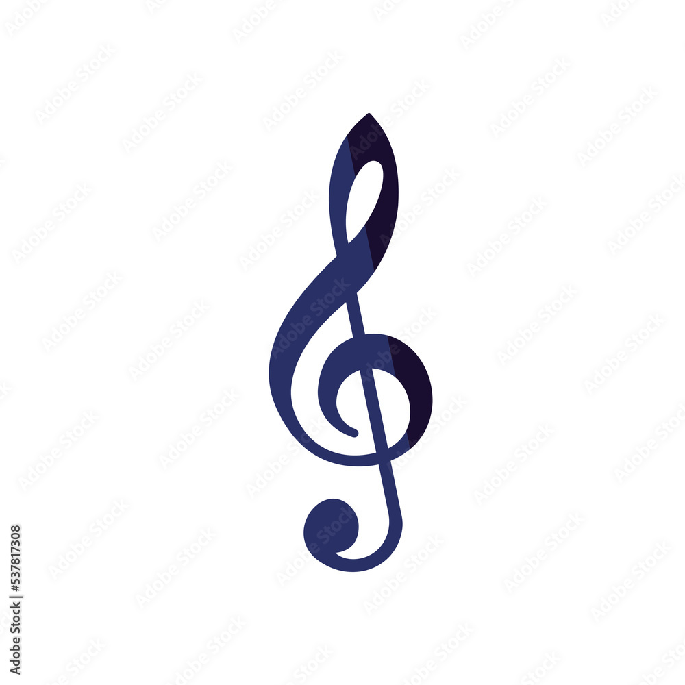 Treble clef vector icon illustration EPS 10. G-clef, music key flat sign. Melody, song, tune, audio image for web, dev, app. Music theory symbol. Sound media concept. Isolated on white Treble clef vector icon illustration EPS 10. G-clef, music key flat sign. Melody, song, tune, audio image for web, dev, app. Music theory symbol. Sound media concept. Isolated on white