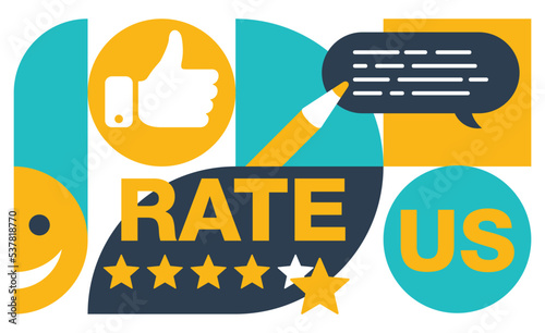 Rate us and leave the review motivation pattern