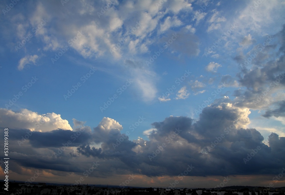 cloudy blue sky as picturesque landscape cloudy blue sky as picturesque landscape