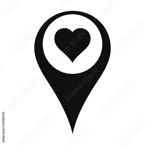 Favourite  location icon