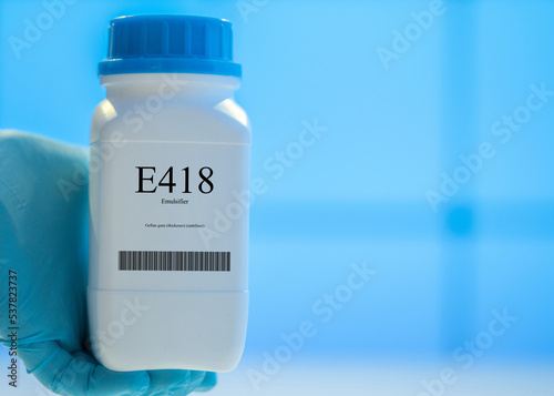 Packaging with nutritional supplements E418 emulsifier