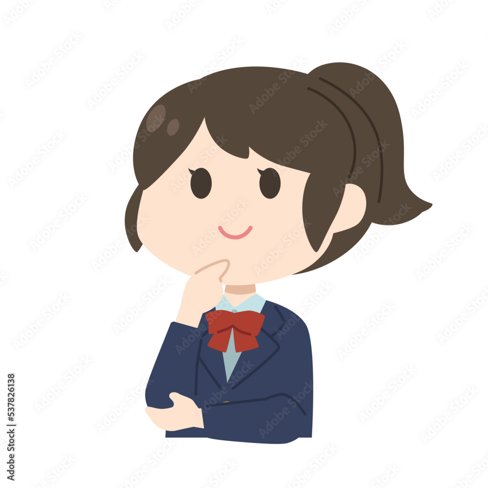 女子学生 イラスト 女子学生 イラスト