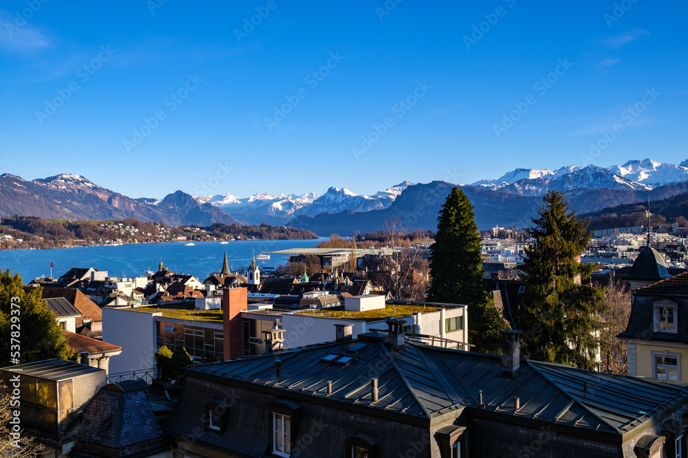 Panoramic View Of Lucerne - Switzerland