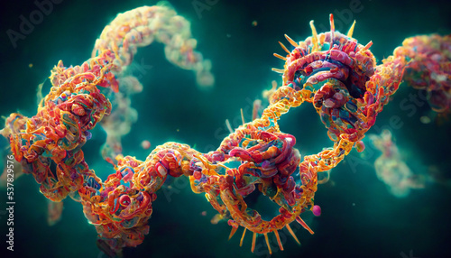 dna Virus helix photo