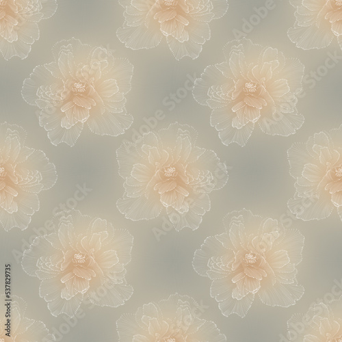 Classic Popular Flower Seamless pattern background.Perfect for wallpaper  fabric design  wrapping paper  surface textures  digital paper. 