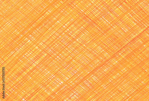 背景素材_色鉛筆_オレンジ