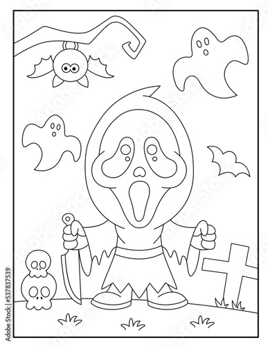 Halloween coloring pages for kids