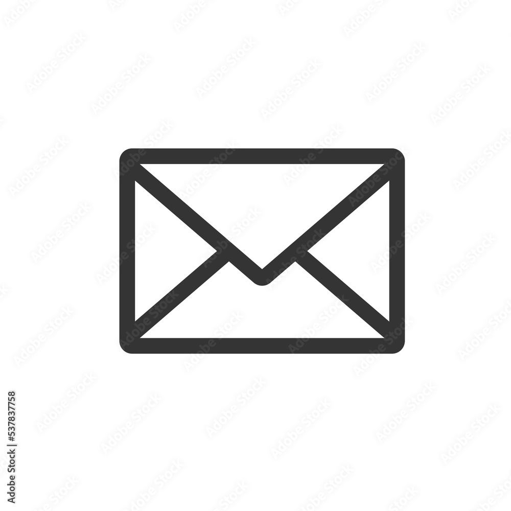 Sending mail message letter icon line art Sending mail message letter icon line art