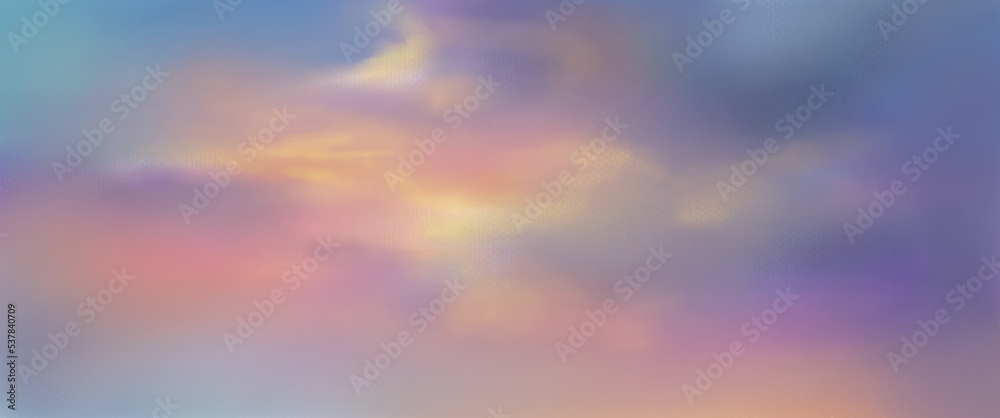 abstract colorful sky background digital art for card illustration decoration  