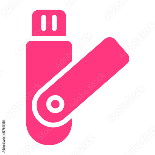 thumb drive gradient icon