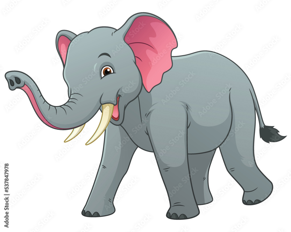 Elephant Cartoon Animal Illustration