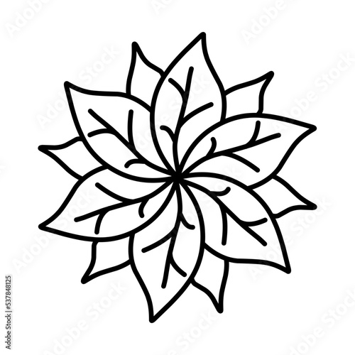 Flower Mandalas. decorative elements. ornate pattern, vector illustration. Islamic, Arabic, Indian, Moroccan, Spanish, Turkish, Pakistani, Chinese, mystical, ottoman motifs.