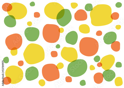 アースカラーのランダムドット背景