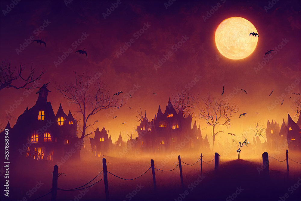 halloween haunted town 