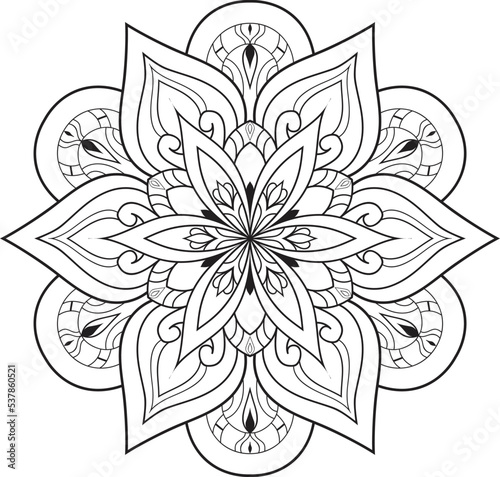 Mandalas for coloring book color pages.Anti-stress coloring book page for adults.
