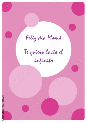 Tarjeta Dia de la Madre