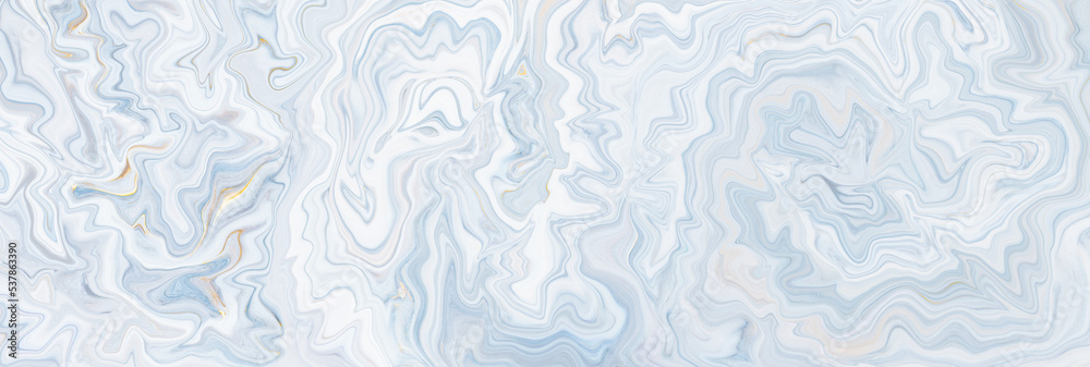 Marble rock texture blue ink pattern liquid swirl paint white dark that is Illustration background for do ceramic counter tile silver gray that is abstract waves skin wall luxurious art ideas concept.