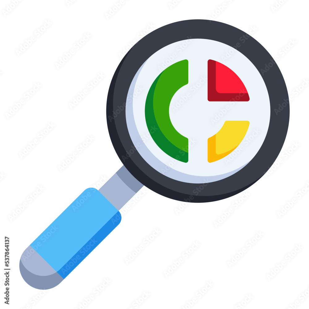 magnifying glass flat icon magnifying glass flat icon