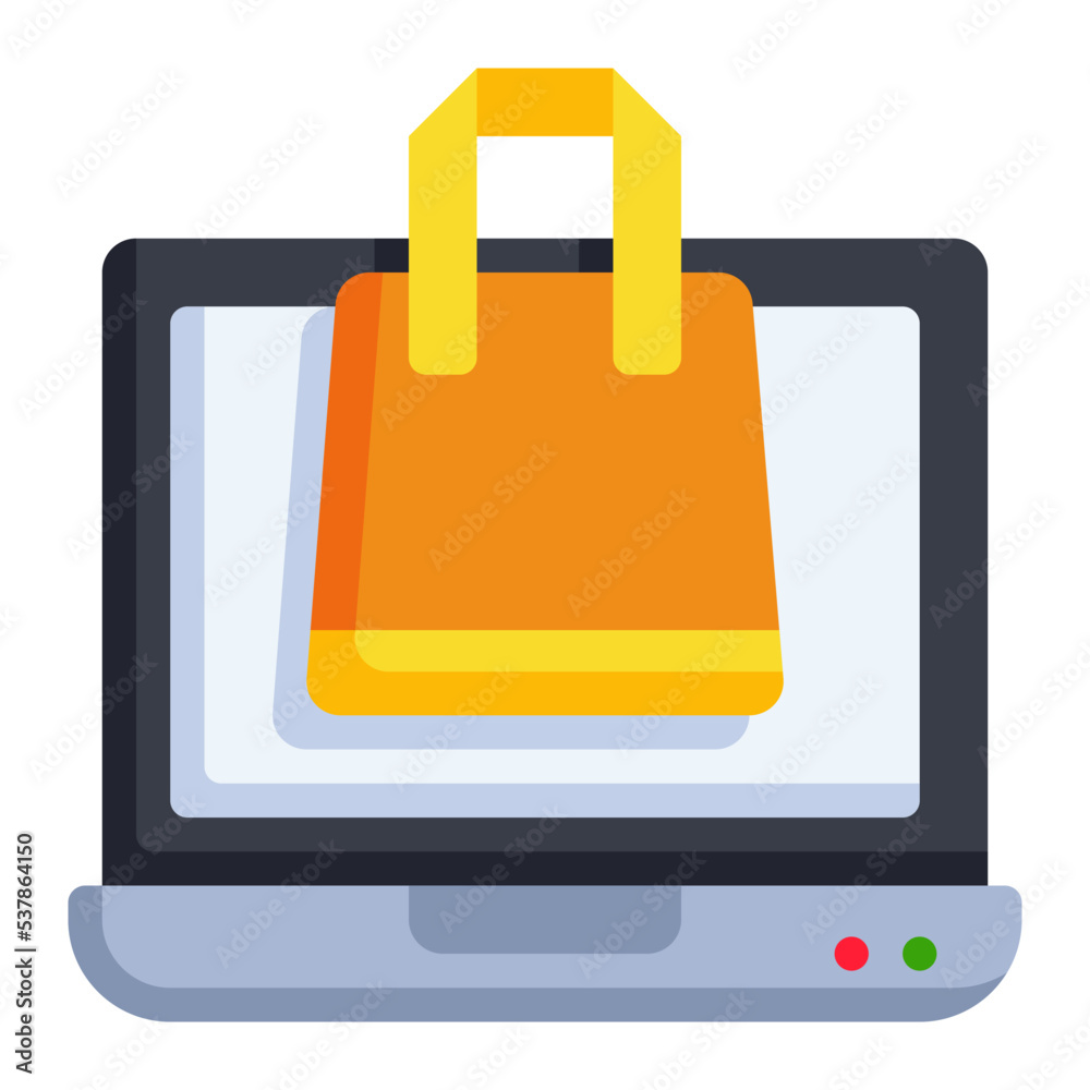 online shopping flat icon