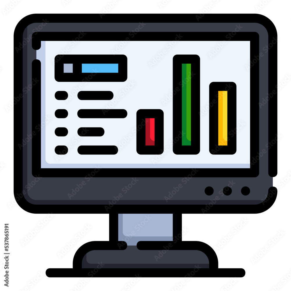 analytics line color icon