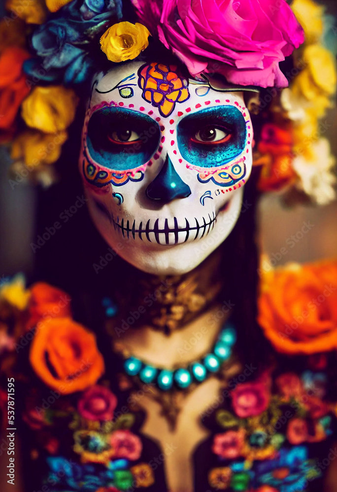 Sugar Skulls, Day of the Dead, Halloween Sugar Skulls, Day of the Dead, Halloween
