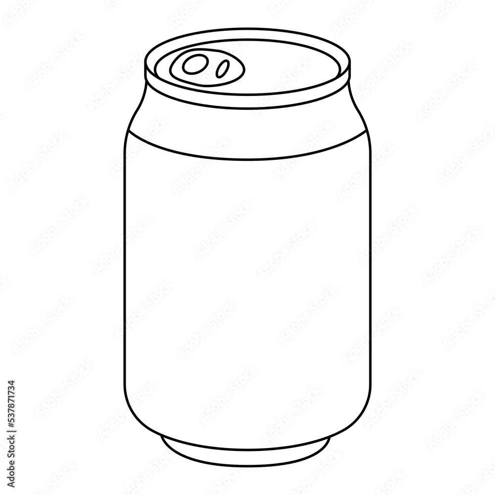 Soda can icon. Vector illustration isolated on white background Soda can icon. Vector illustration isolated on white background