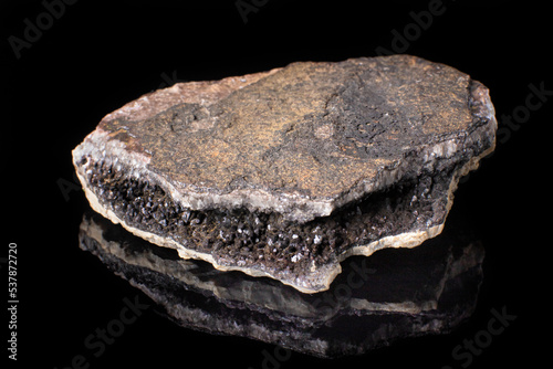 mineral formations from calcite crystals. A wonderful item from the mineralogical collection