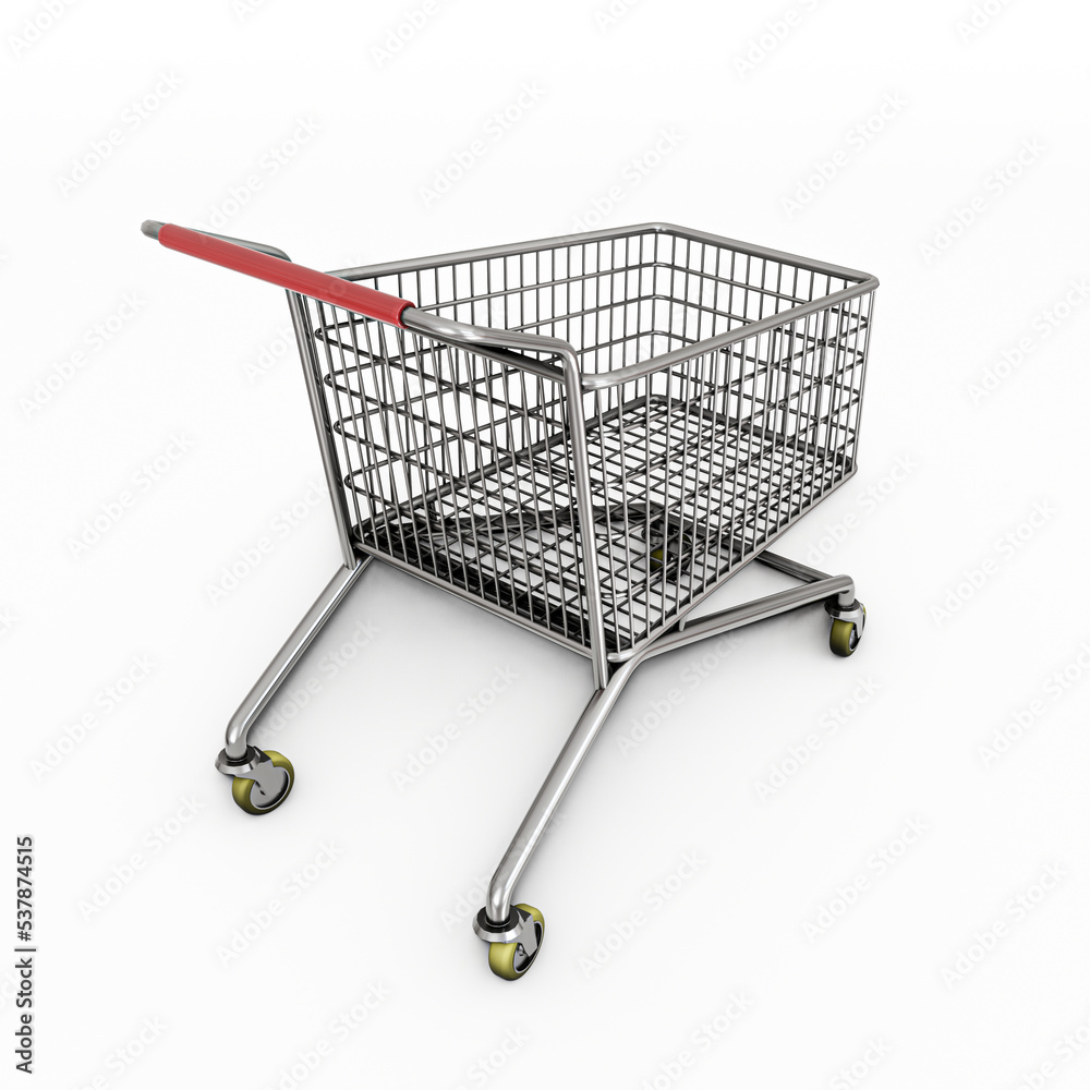shopping kart isolated on white background shopping kart isolated on white background