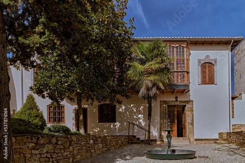 House museum of the poet Leopoldo Panero in Astorga Spain captured on a sunny day photo