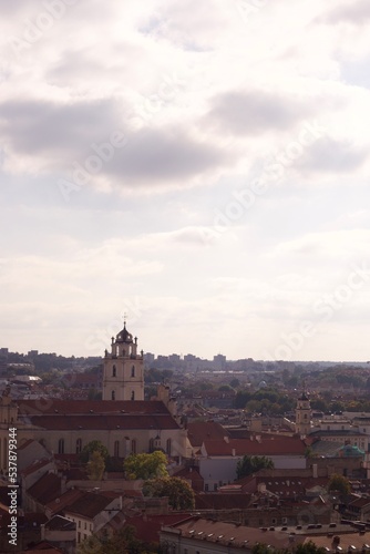 Wallpaper Mural Walk around the city of Vilnius, Lithuania. Historical buildings of the city.. Torontodigital.ca