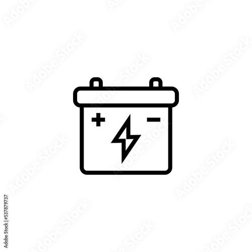 Car Battery line icon. Line simple line Car Service