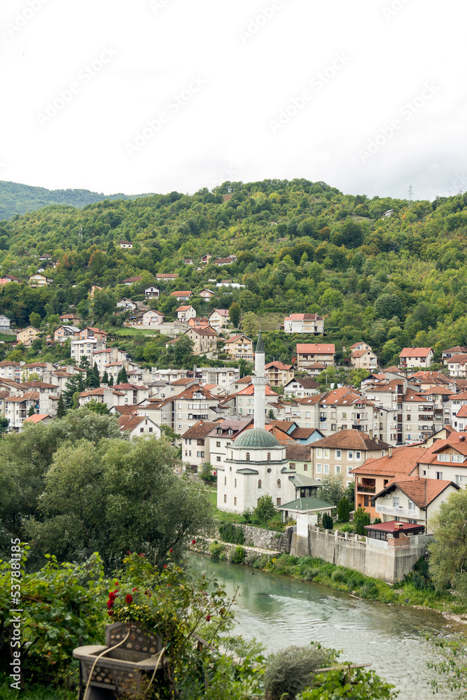 View Of Konjic Town