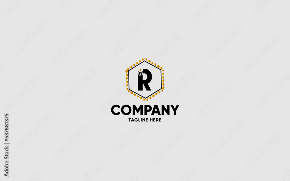 Fototapeta premium letter elegant logo