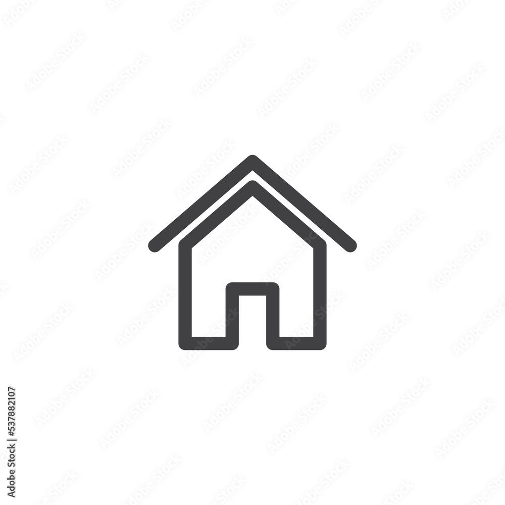Home Icon Design Vector Template Illustration Home Icon Design Vector Template Illustration