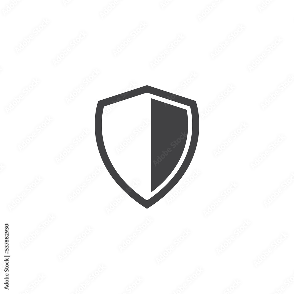 Shield Protect Icon Design Vector Template Illustration Shield Protect Icon Design Vector Template Illustration