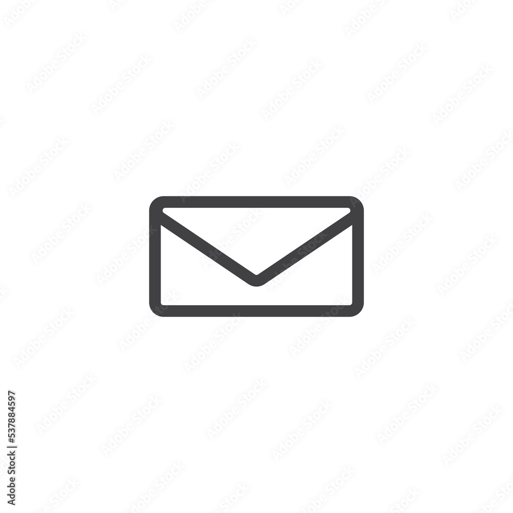 Envelope Icon Design Vector Template Illustration Envelope Icon Design Vector Template Illustration