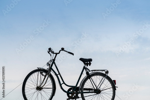 bicycle on the roof of a car