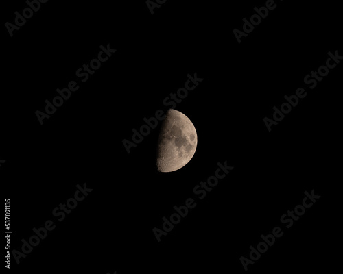Waxing gibbous Moon phase Illumination at 61%
