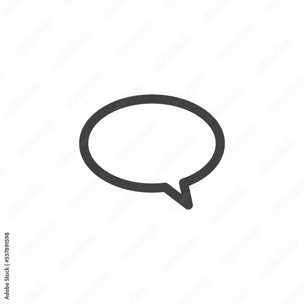 Bubble chat icon Bubble chat icon