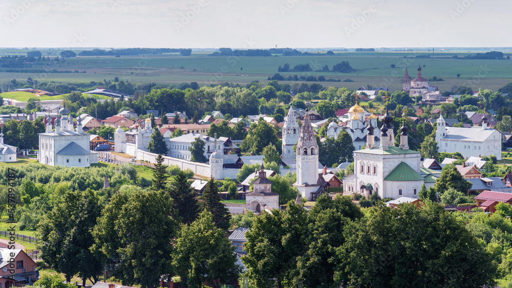 View of the city of Suzdal, Vladimir region, Russia.