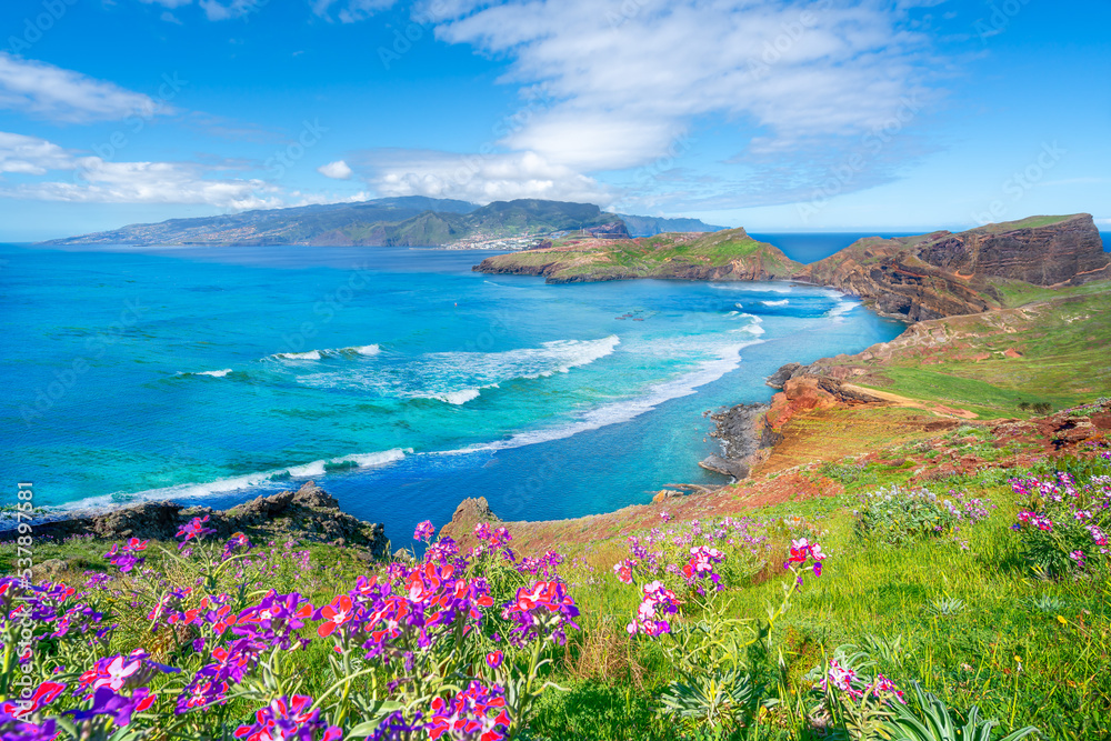 Landscape with Ponta de Sao Lourenco, Madeira islands, Portugal