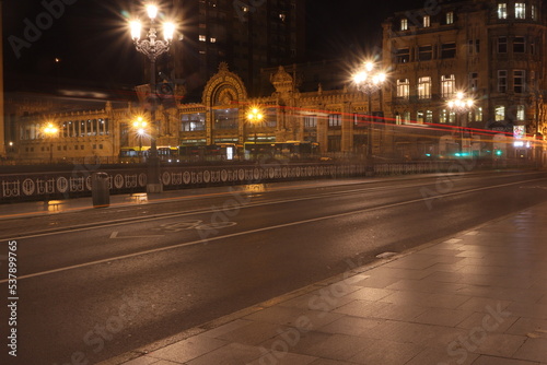 night view of the city