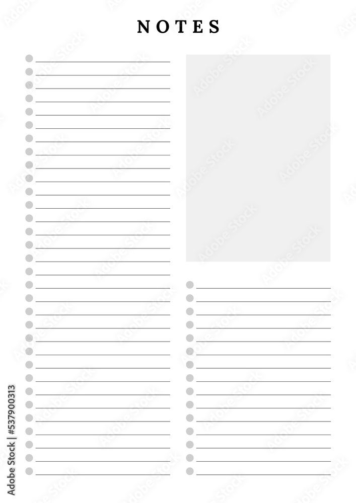 Notes Pages Printable, Writing Paper, Blank Notes, Study Note Template, Lecture Notes Notes Pages Printable, Writing Paper, Blank Notes, Study Note Template, Lecture Notes